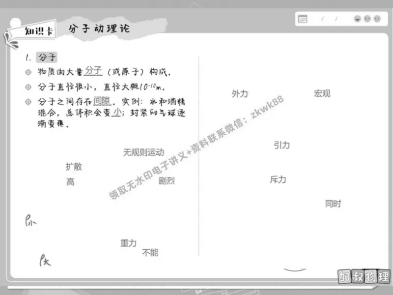 《21.课堂笔记主讲课中笔记_2025初三网课_25初三物理_4.2.2024秋上.A+班初三物理培训班（付雷）_春季上-寒假班A+_课堂笔记》第8页预览