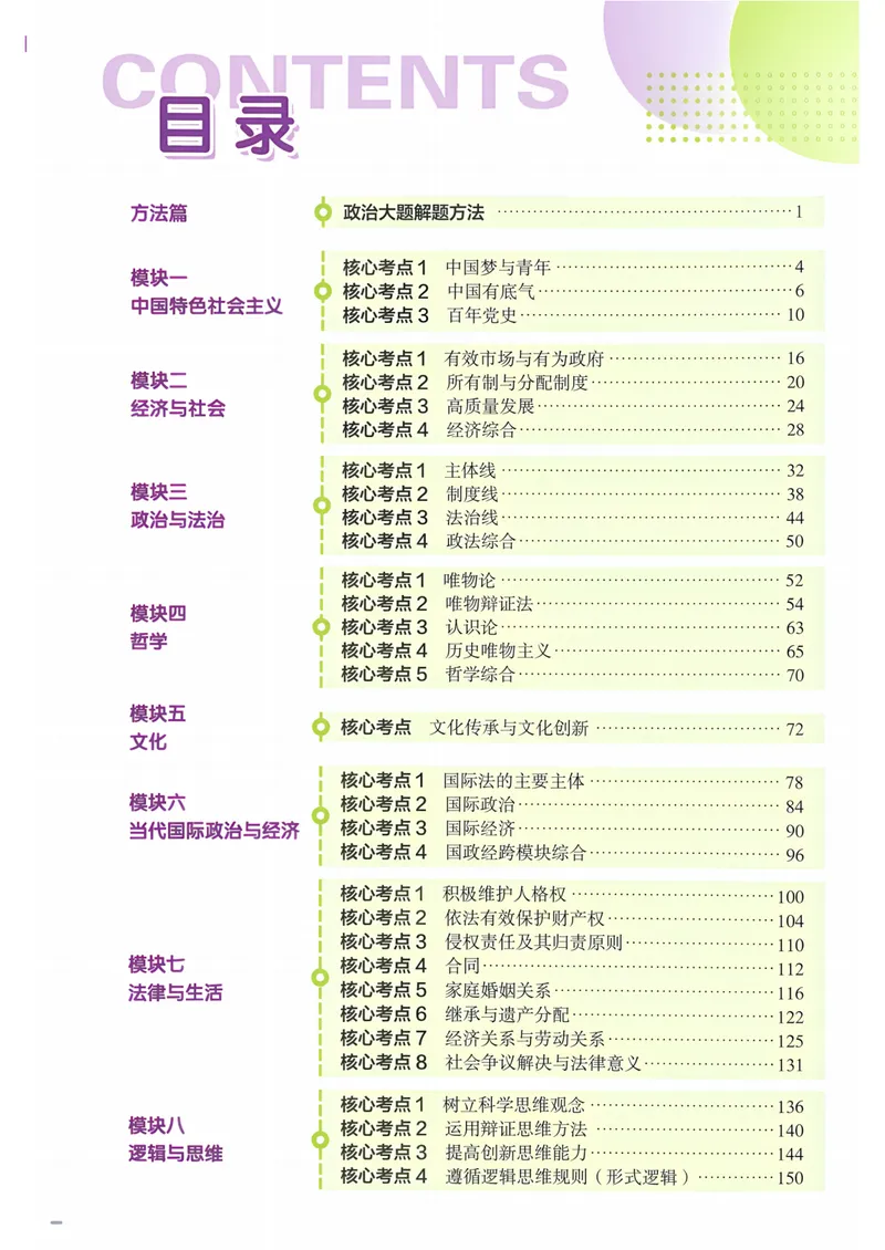 《一政高中政治大题必背_8.28_2027《一政•高中政治大题必背》（高考）（政治）》第5页预览