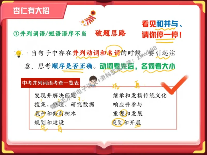 《22.课堂笔记主讲课中笔记_2025初三网课_25初三语文_1.2.2024秋上.A+班初三语文培训班（刘璐）_秋季上-暑假班A+_课堂笔记》第9页预览