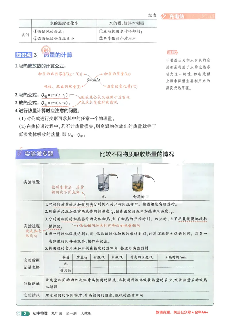 《2026《初中53同步》物理九全吃透重难点_2026版初中《5年中考3年模拟》7-9上册_2026版初中《5年中考3年模拟》9年级上册（语数外理化历道）(人教+北师)》第4页预览