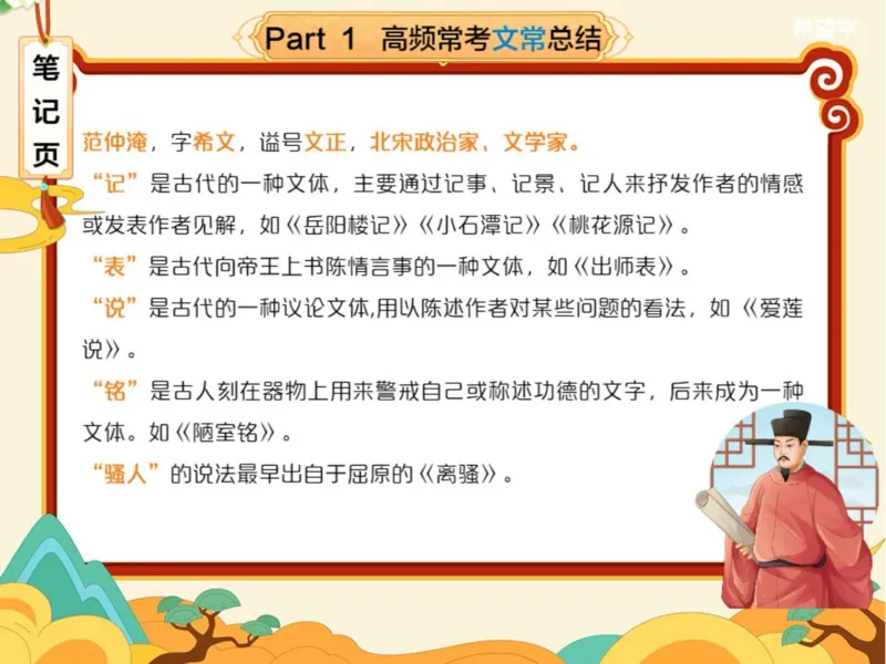 《初三秋上第4讲爱豆笔记_2025初三网课_25初三语文_初三语文培训班（秋上·全国版·A+）（希望学）_4.一轮综合之写景寓意类文言》第2页预览