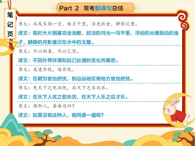 《初三秋上第4讲爱豆笔记_2025初三网课_25初三语文_初三语文培训班（秋上·全国版·A+）（希望学）_4.一轮综合之写景寓意类文言》第5页预览