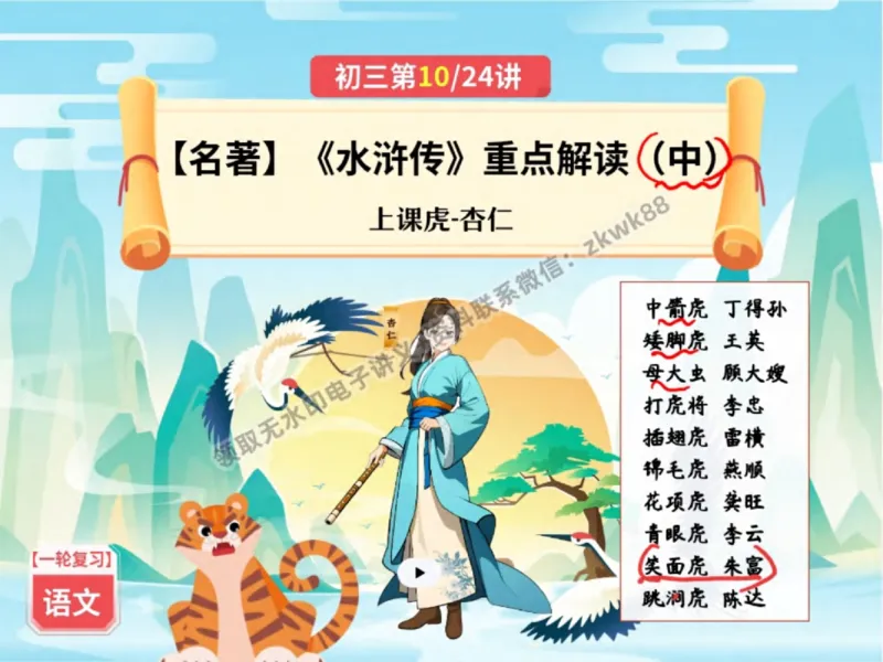 《21.课堂笔记主讲课中笔记_2025初三网课_25初三语文_1.2.2024秋上.A+班初三语文培训班（刘璐）_秋季上-暑假班A+_课堂笔记》第5页预览