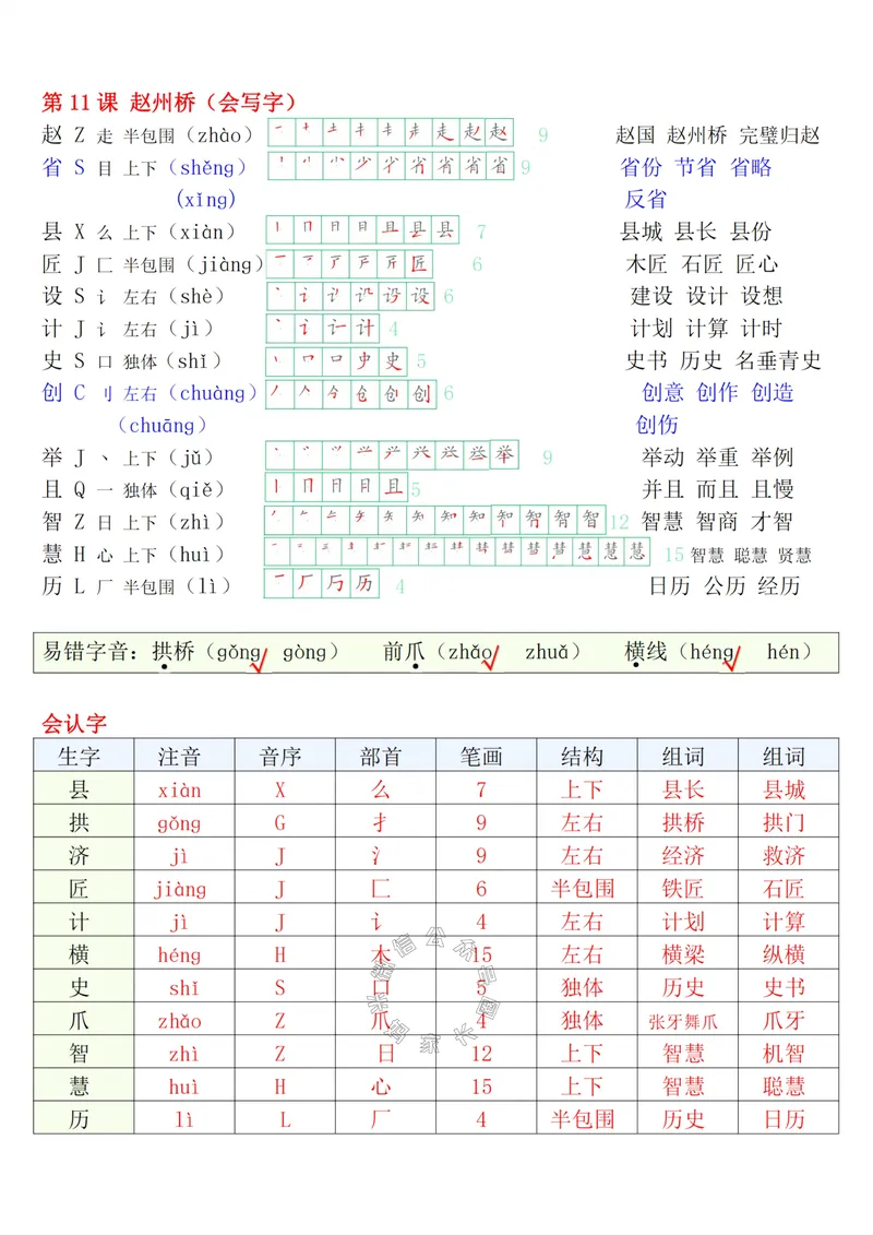 《079.24春语文三年级下册会写生字+会认生字课课帖公众号：米妈家长圈_小学1-6年级全科全套_1-6年级全科下册_三年级_其他补充资料_语文资料》第9页预览