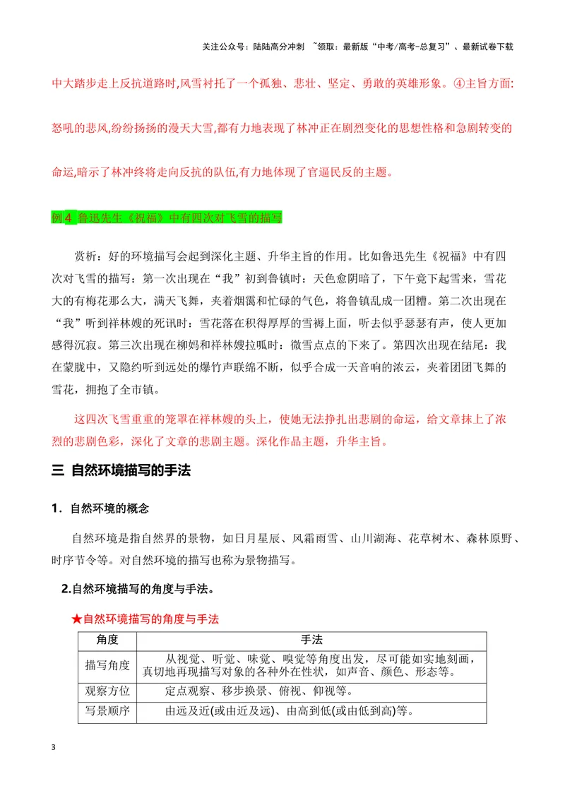 《11小说自然环境描写的手法和作用（教考衔接教材典例）（全国通用）_一轮复习_2024年_2024高考语文一轮复习文学类小说散文阅读全国通用_资料》第3页预览