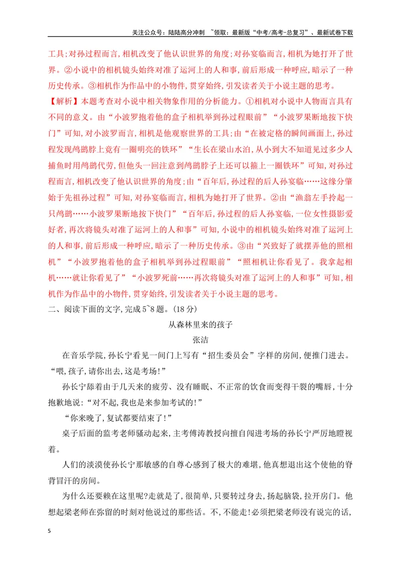 《10文学类文本阅读艺术技巧专项训练（新高考卷）（解析版）_一轮复习_2025年_2025年高考语文一轮复习之文学类阅读（全国通用）_资料_1-资料》第5页预览