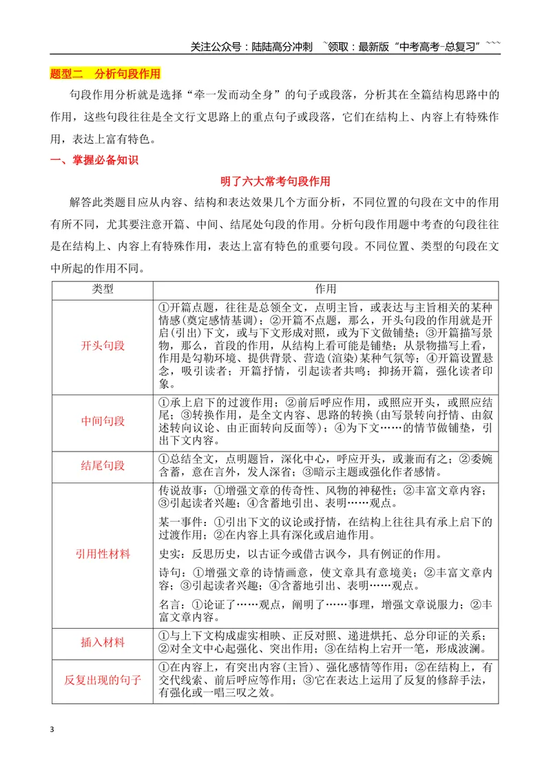 《03掌握散文线索及句段作用分析题的答题要点_一轮复习_2026年-语文一轮复习_2026年高考语文一轮复习之现代文专题（全国通用）-G388_资料》第3页预览