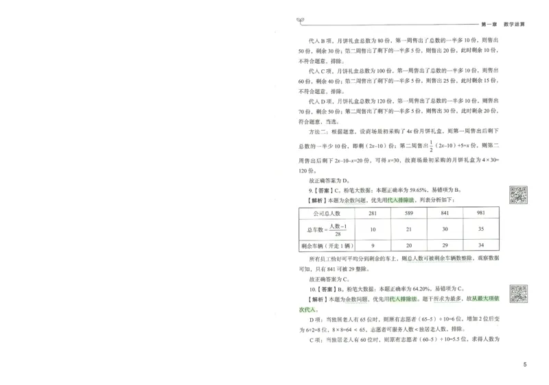 《26数量关系下册_3539.2027北京定向选调_062027行测刷题-各模块刷题合集pdf版_26某笔行测5000题+申论100题_1.26行测5000题(1月版)_26行测5000题版本1(推荐打印)_答案》第10页预览