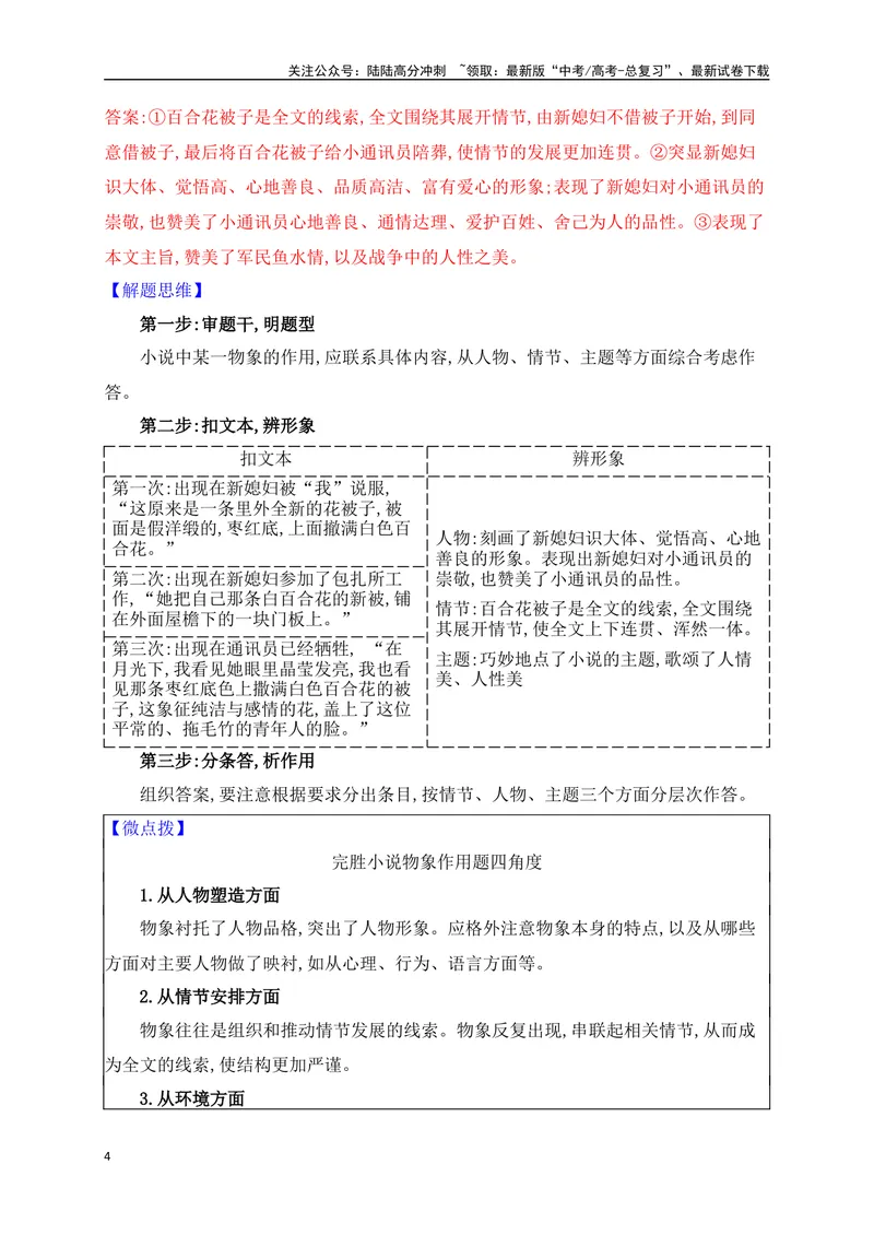 《08赏鉴小说形象作用（从教材中来，到高考中去）_一轮复习_2025年_2025年高考语文一轮复习之文学类阅读（全国通用）_资料_1-资料》第4页预览