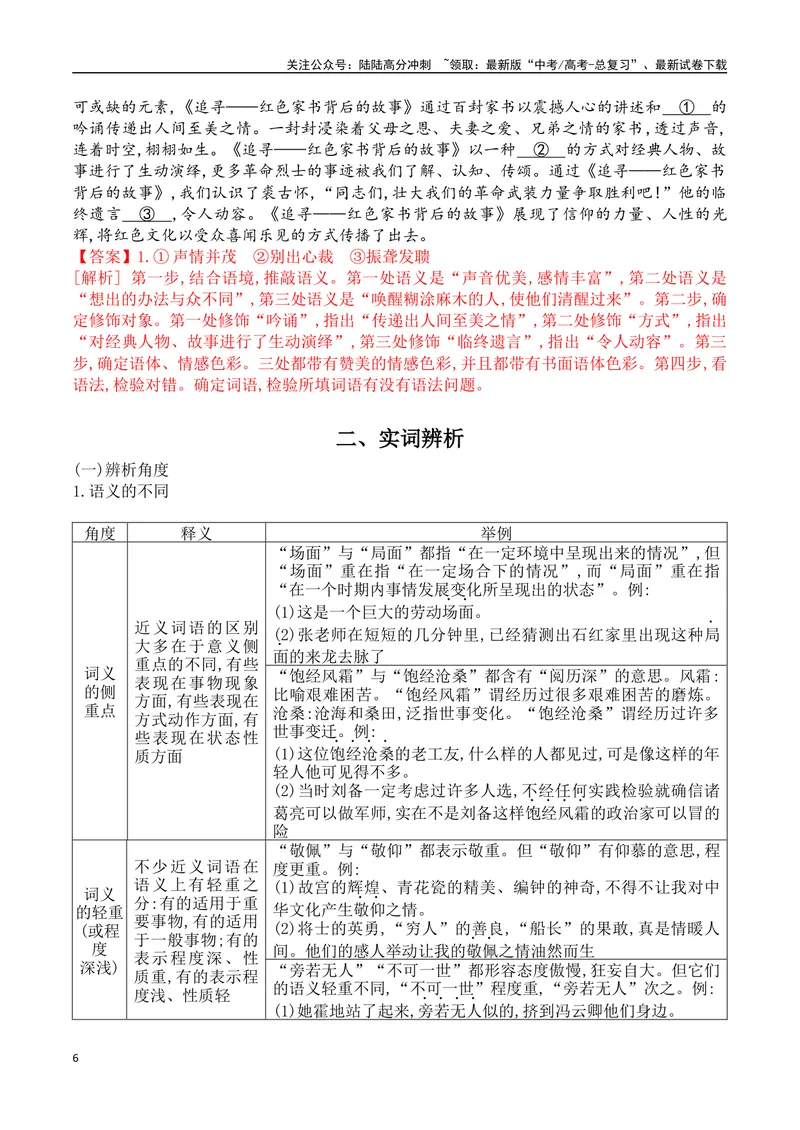 《02成语填空+实词辨析-_一轮复习_2024年_2024年高考语文一轮复习之语言文字运用（全国通用）_资料》第6页预览