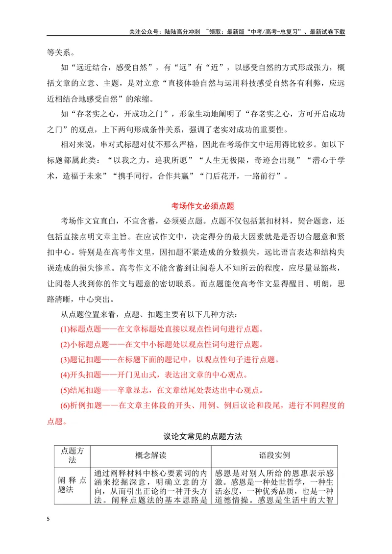 《05考场作文拟题、点题精准突破-_专项复习_2024年_2024年高考语文作文考前必备素材与押题范文通用版_资料》第5页预览