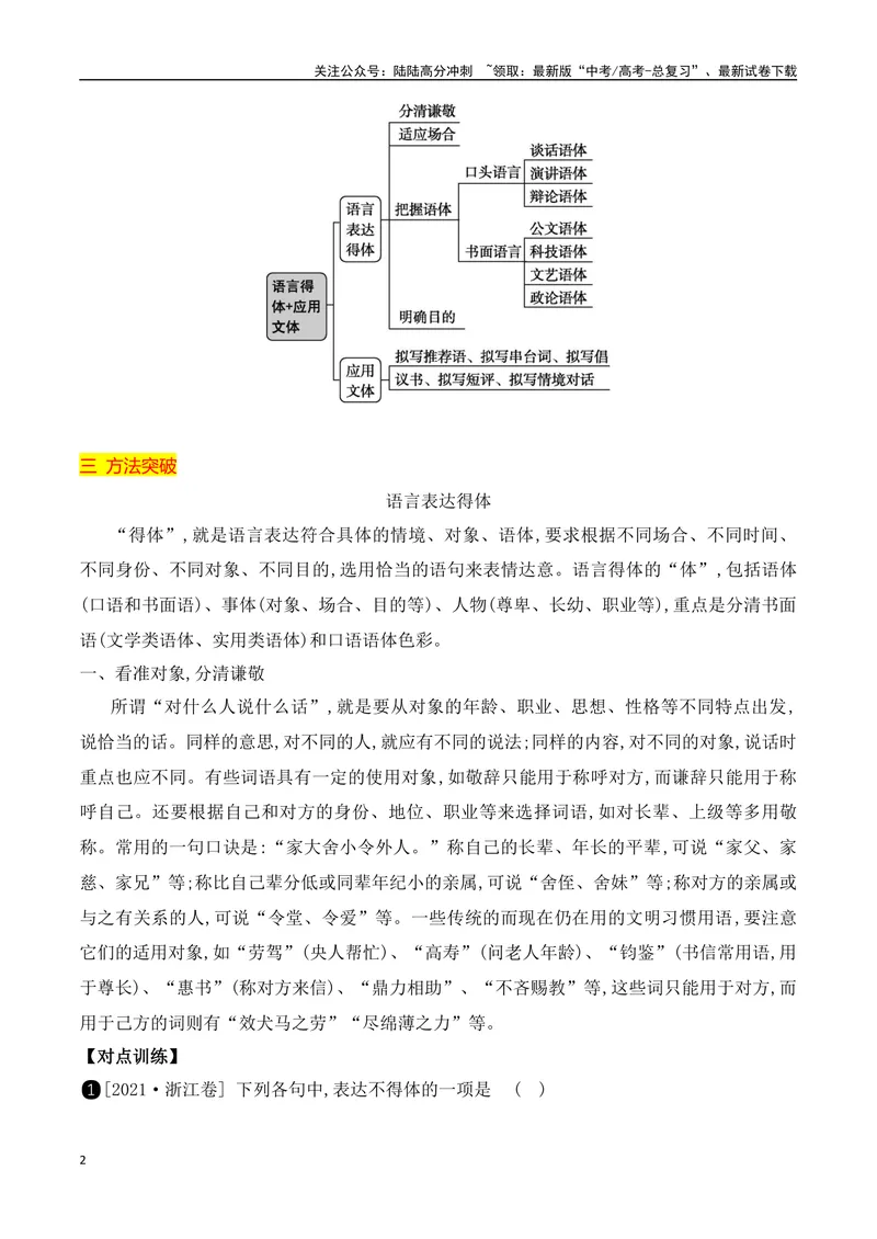 《16语言表达得体-_一轮复习_2024年_2024年高考语文一轮复习之语言文字运用（全国通用）_资料》第2页预览