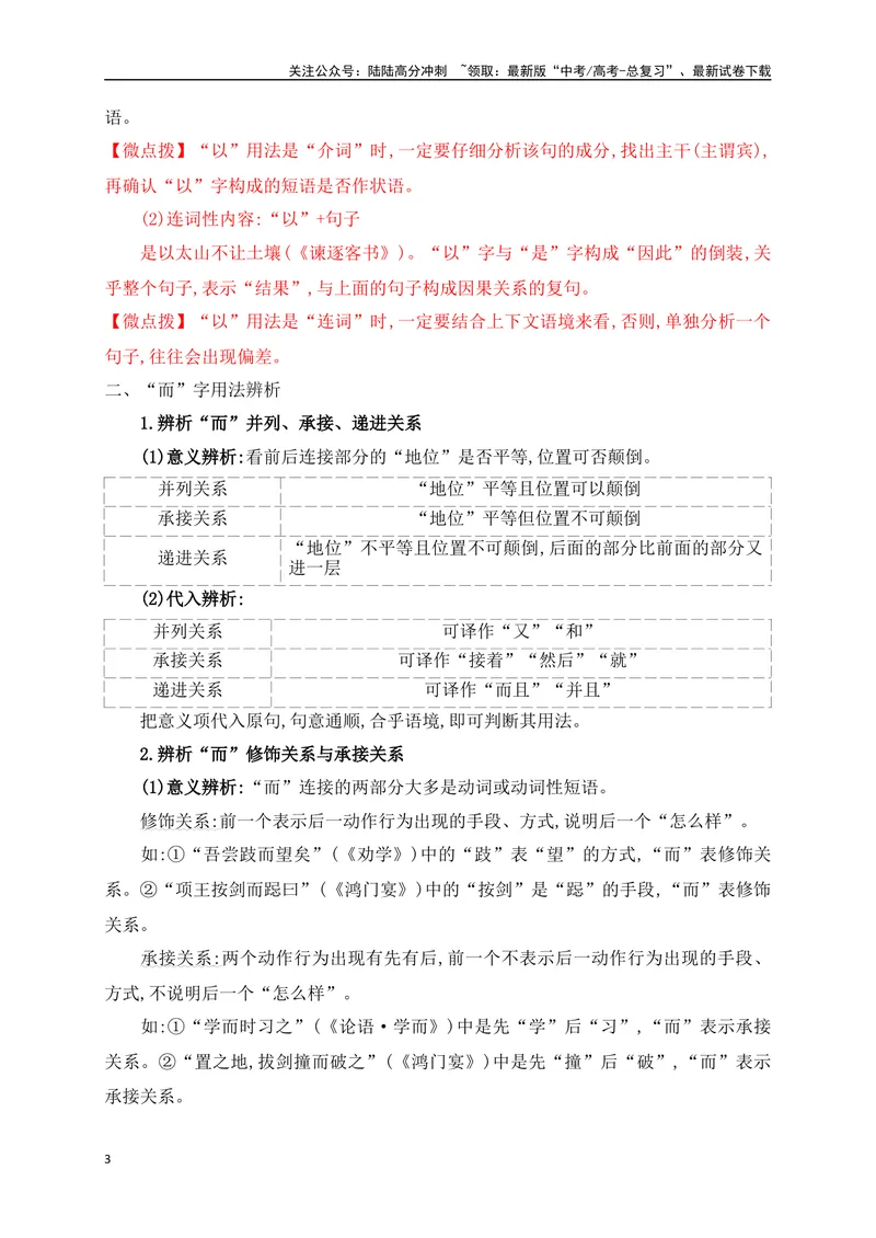 《09设为采分点的高频文言虚词　——根据功能,判断是译还是不译_一轮复习_2025年_2025年高考语文一轮复习阅读鉴赏全国通用_资料_3-文言文阅读》第3页预览