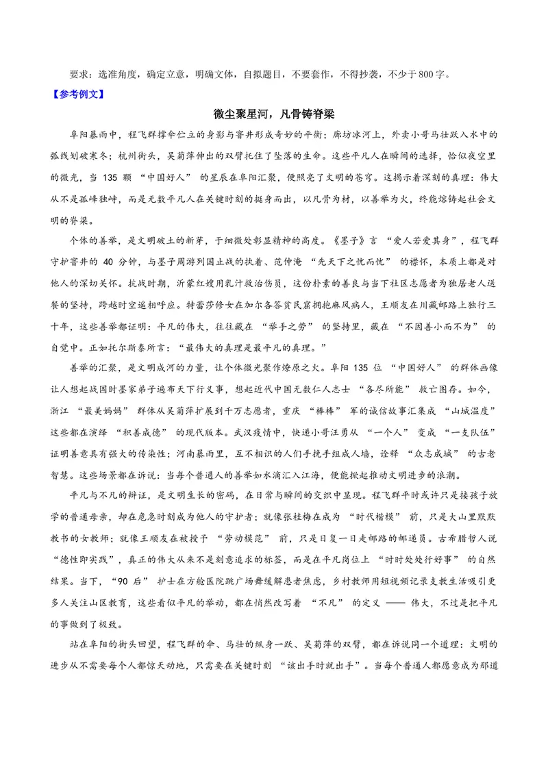 《04雨夜义举带来的感动与思考（雨夜“拦窨救人”的程飞群）_专项复习_2026年-语文专项复习_212026年高考语文主题人物作文素材》第4页预览