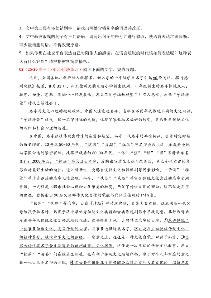 《06语言运用02（学生版）_专项复习_2026年-语文专项复习_352026年高考语文各地模考好题分类汇编练（全国ⅠⅡ卷区）_资料》第2页预览