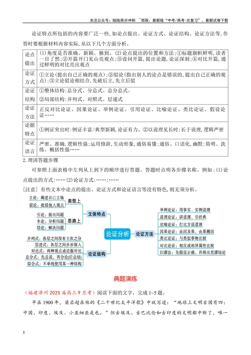 《03论述类文本论证分析、观点迁移等高频考点题型突破-17页_二轮复习_2025年_2025年高考语文二轮复习之现代文阅读（全国通用）_资料》第3页预览