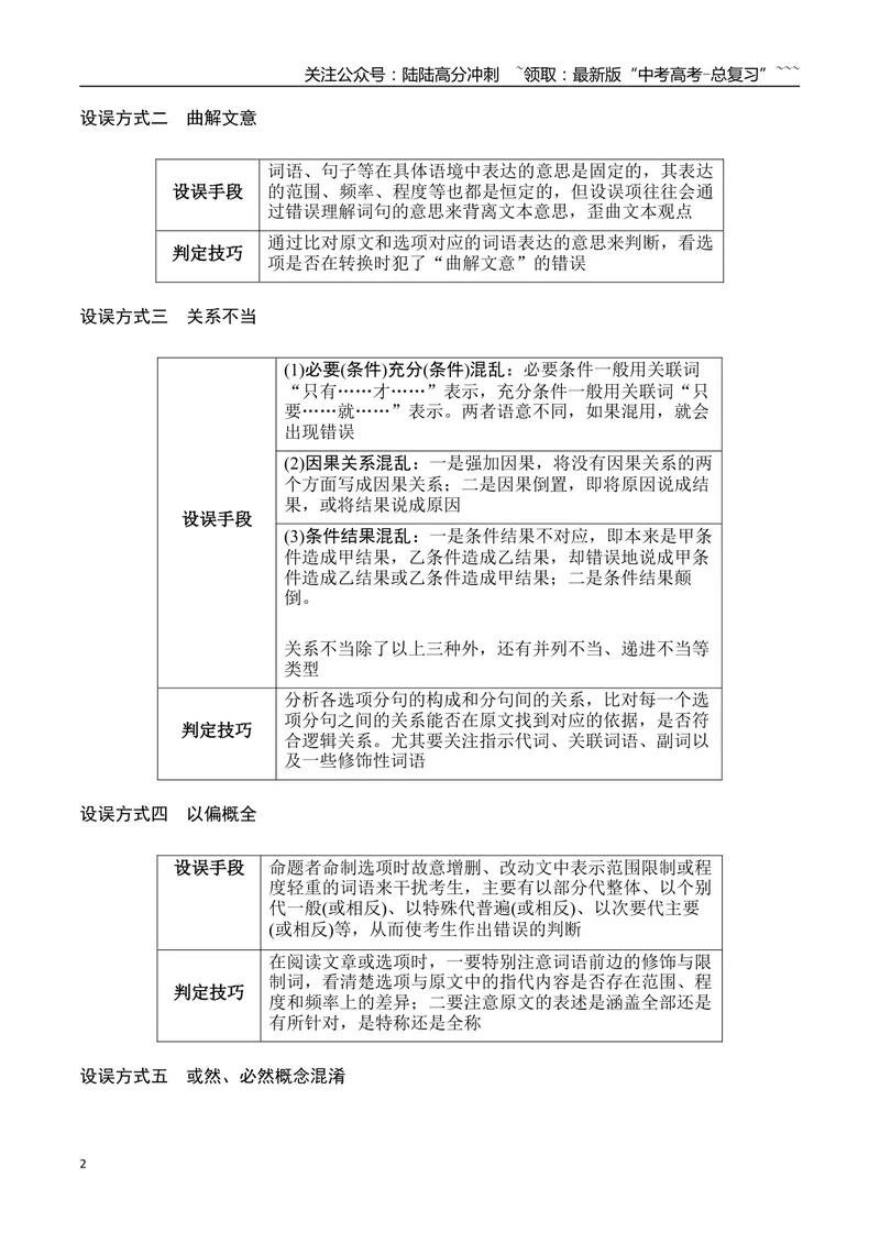 《03信息类文本阅读客观题八种常见设误陷阱（信息文本）（全国通用）_一轮复习_2026年-语文一轮复习_2026年高考语文一轮复习之现代文专题（全国通用）-G388_资料》第2页预览