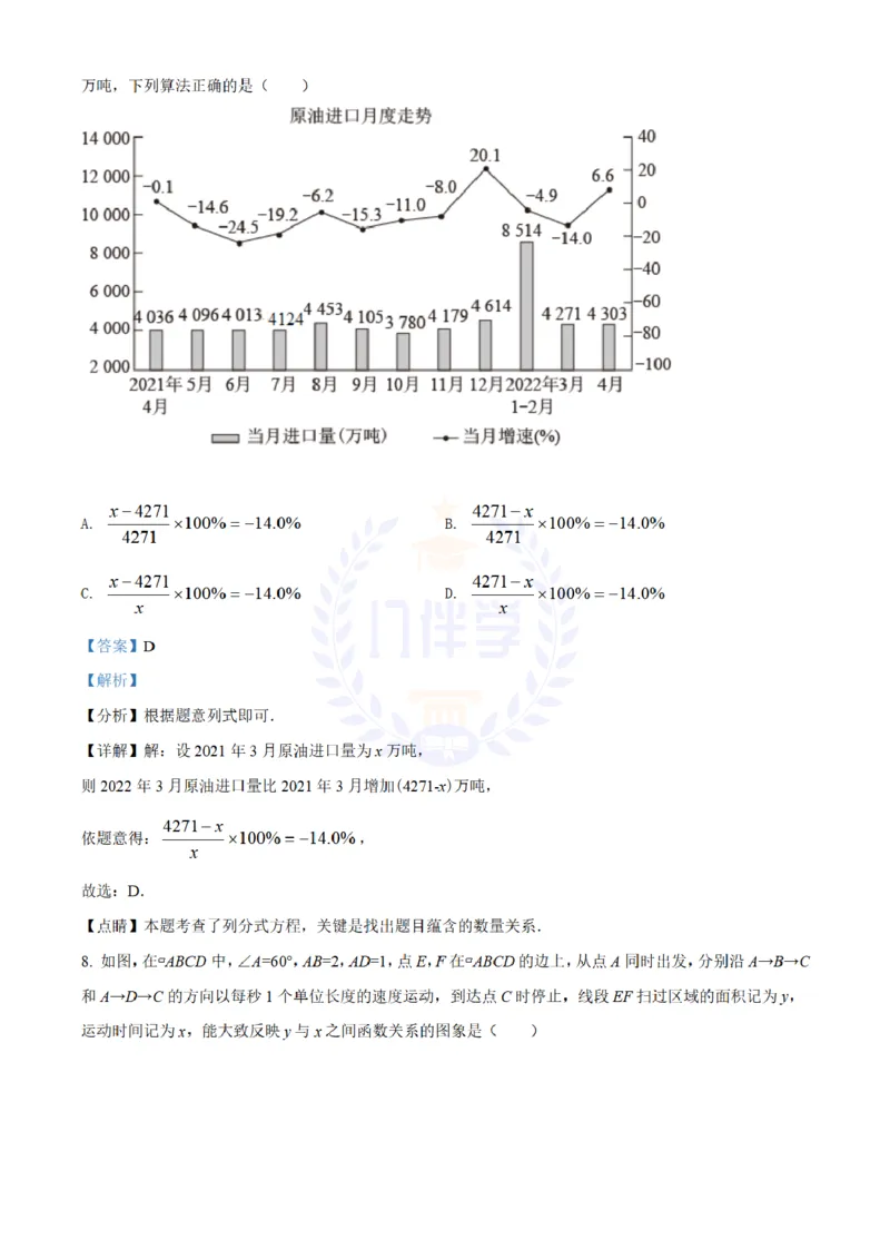 《2022年山东省潍坊市中考数学真题（解析版）_12.2026年4月全国各地高考模拟卷_2026版初中金考卷•45套中考试卷汇编系列合集_全国版中考真题(1)_各省市《历年中考真题》2013-2024(10)_山东》第5页预览