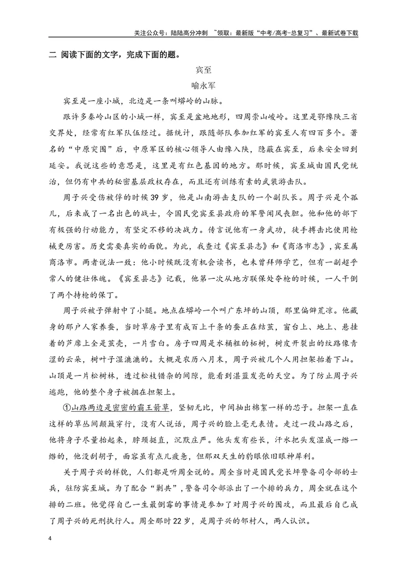 《12文学类文本阅读文学短评、意图探究等新题型专项训练（新高考卷）（原卷版）_一轮复习_2025年_2025年高考语文一轮复习之文学类阅读（全国通用）_资料_1-资料》第4页预览
