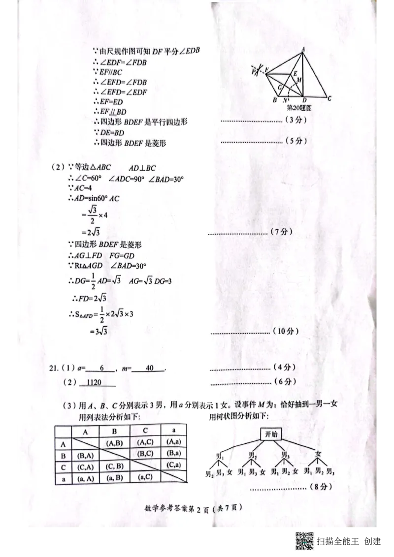 《2023四川巴中数学试卷+答案(PDF版)_12.2026年4月全国各地高考模拟卷_2026版初中金考卷•45套中考试卷汇编系列合集_全国版中考真题(1)_各省市《历年中考真题》2013-2024(10)_26四川地区试卷》第6页预览