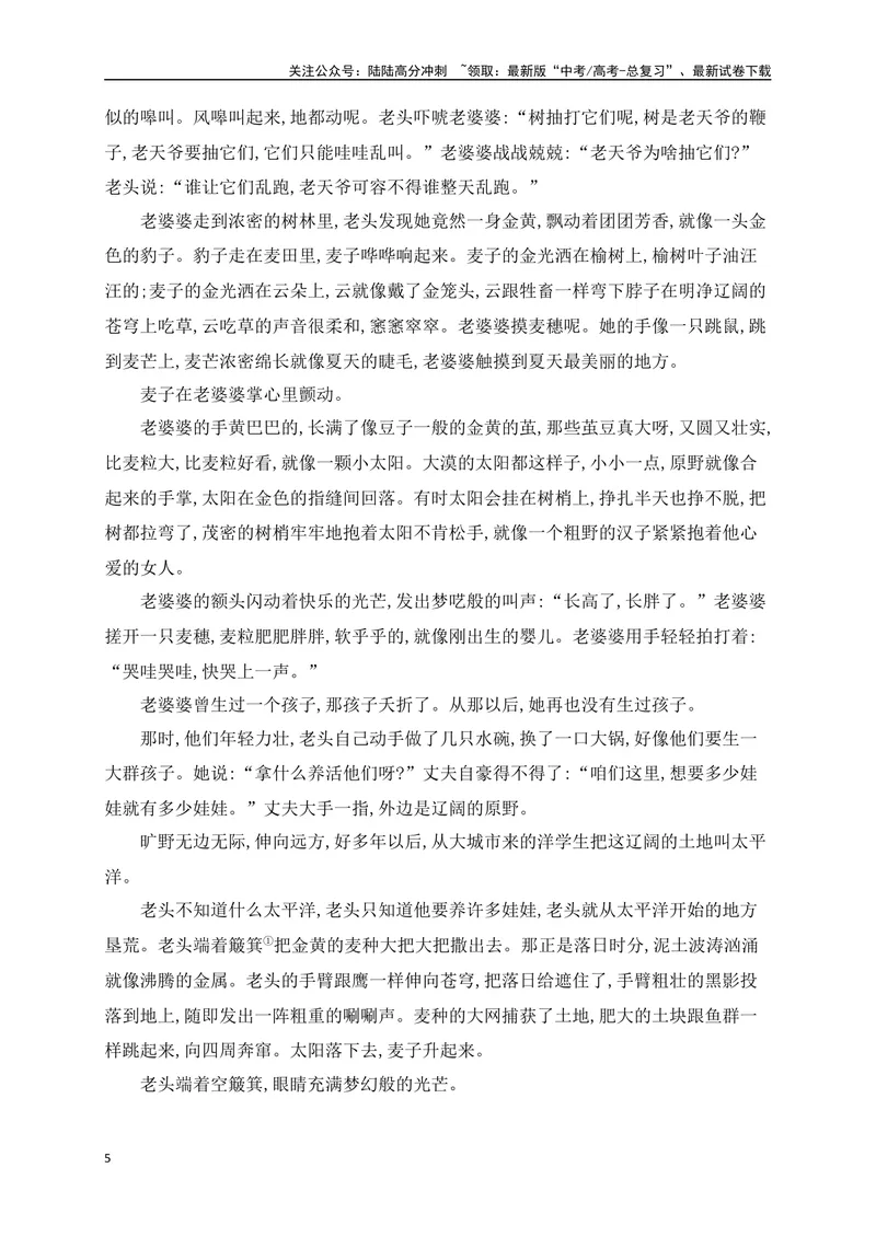 《13品鉴小说环境作用（从教材中来，到高考中去）_一轮复习_2025年_2025年高考语文一轮复习之文学类阅读（全国通用）_资料_1-资料》第5页预览