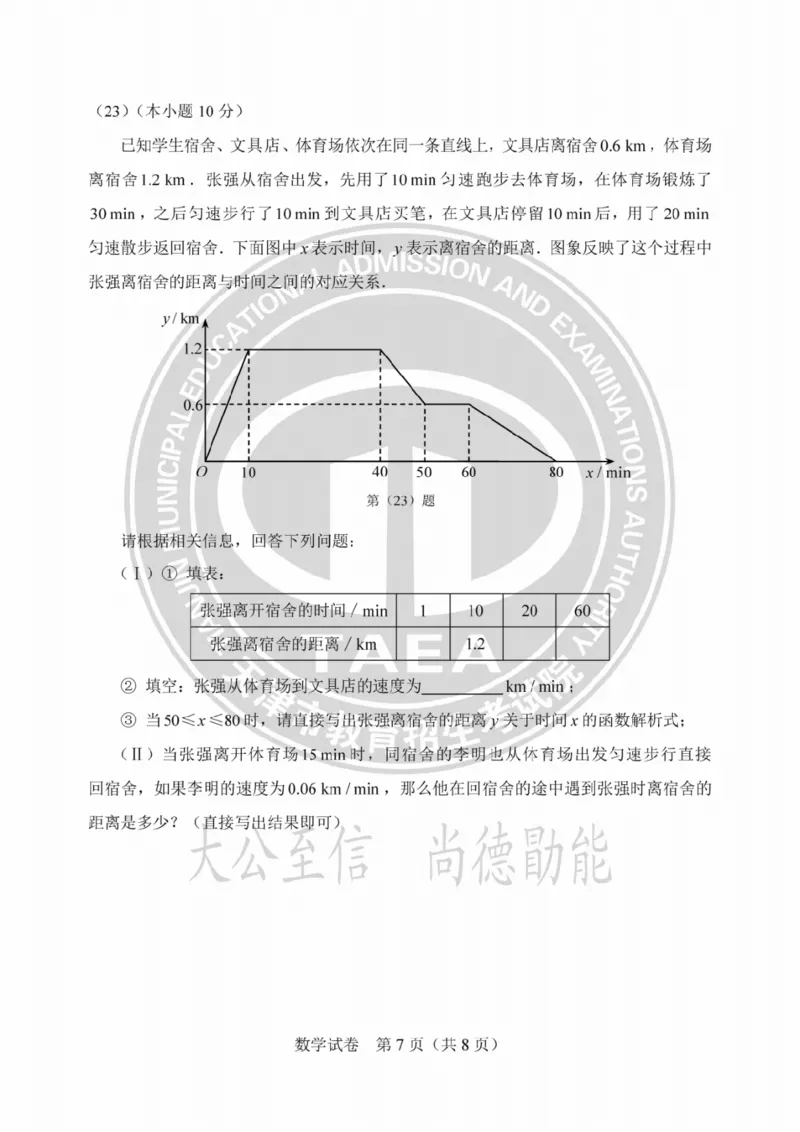 《2023天津数学试卷+答案(PDF版)_12.2026年4月全国各地高考模拟卷_2026版初中金考卷•45套中考试卷汇编系列合集_全国版中考真题(1)_各省市《历年中考真题》2013-2024(10)_天津》第7页预览