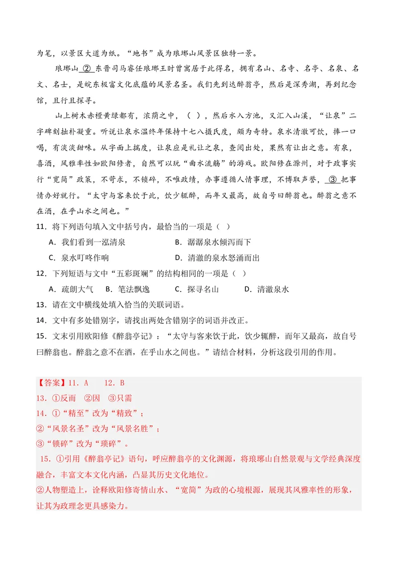 《06语言运用（2025年11月高三月考）02（教师版）_专项复习_2026年-语文专项复习_352026年高考语文各地模考好题分类汇编练（全国ⅠⅡ卷区）_资料》第7页预览