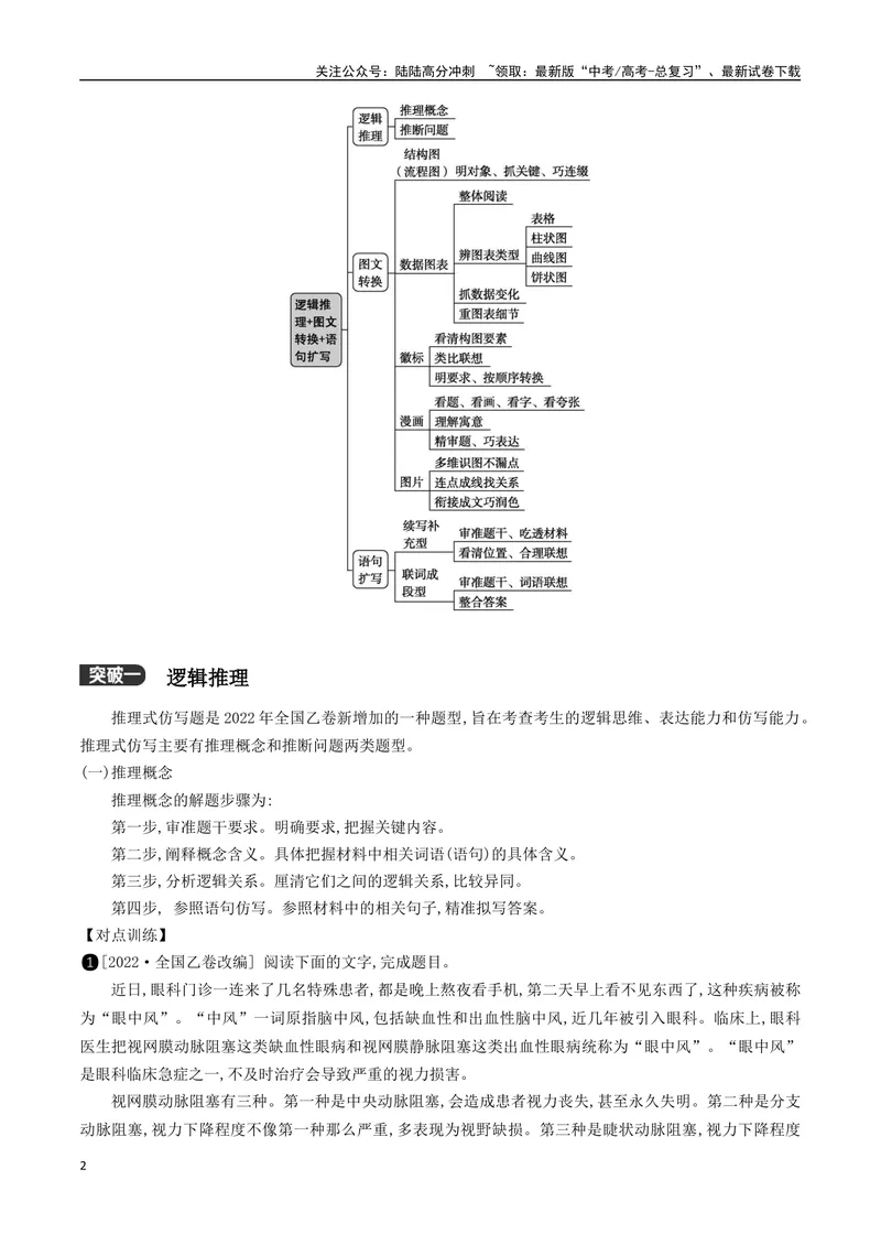 《03：逻辑推理+图文转换+语句扩写_二轮复习_2024年_2024年高考语文二轮语言文字运用模块备考全国通用_资料》第2页预览