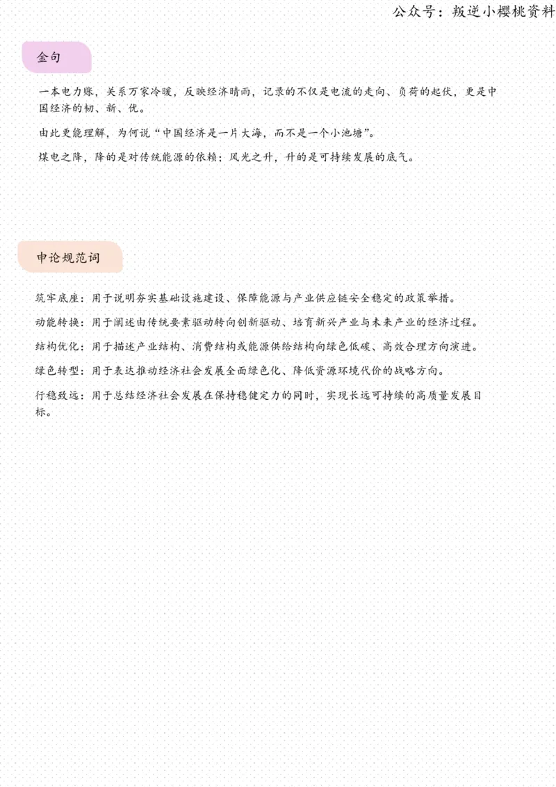 《21日-从“电力账本”看经济向好(人民时评)_3539.2027北京定向选调_08选调高分范文+写作素材+申论刷题集_20、人民日报范文每日精讲(按月更新)_8月人民日报精读》第3页预览