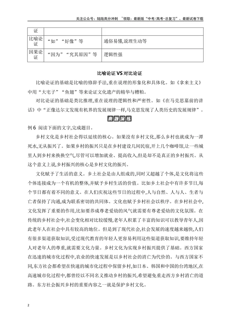《07文内观点的论证与分析（分析论证方法与技巧）-_一轮复习_2024年_2024年高考语文一轮复习之信息类文本阅读（全国通用）_资料_考点精讲》第2页预览