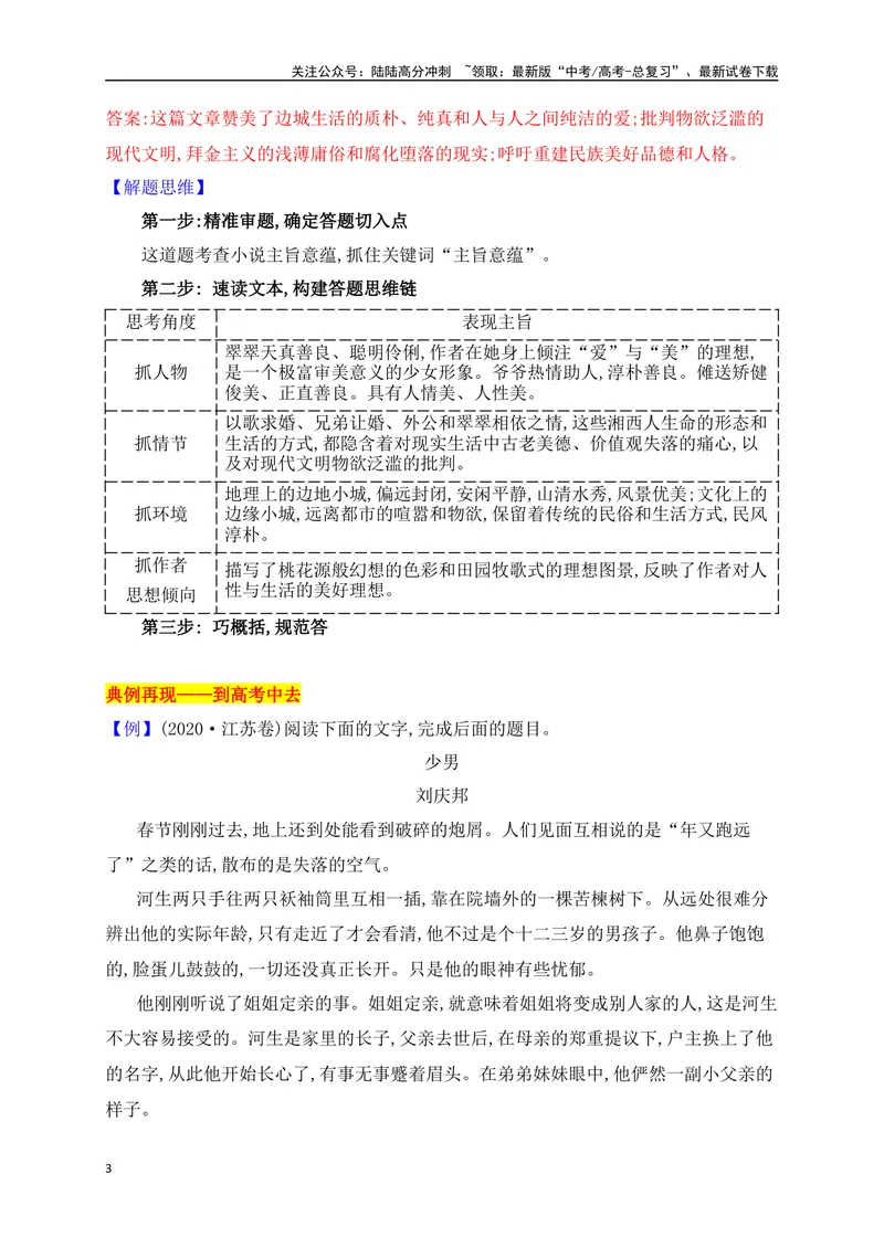 《15探究主旨意蕴（从教材中来，到高考中去）_一轮复习_2025年_2025年高考语文一轮复习之文学类阅读（全国通用）_资料_1-资料》第3页预览