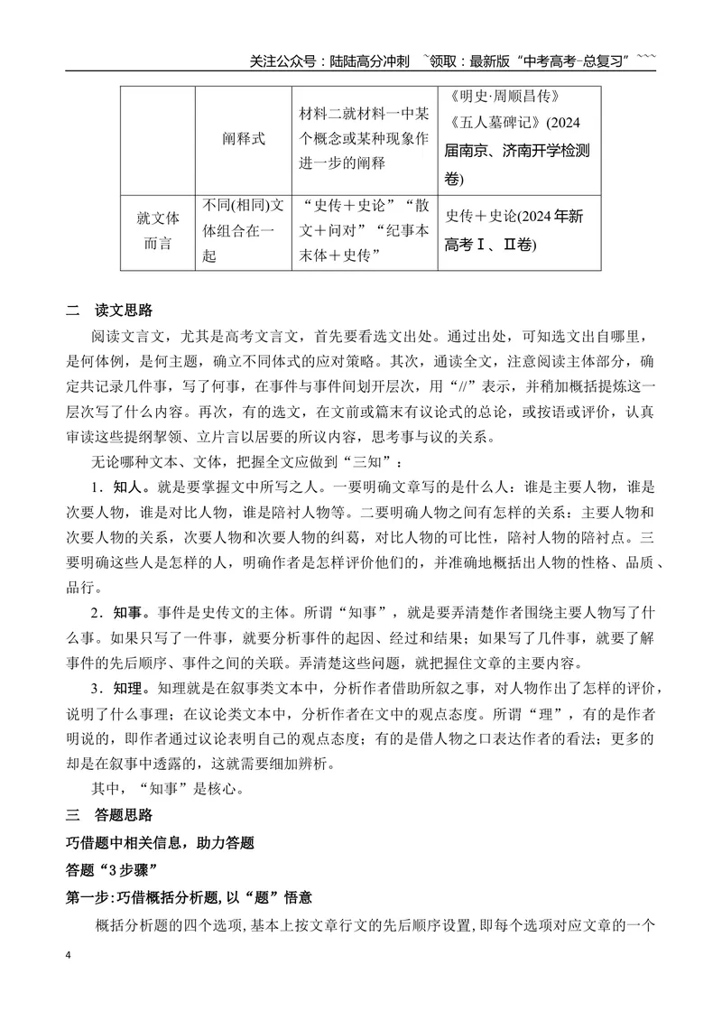 《04了解文类特征掌握阅读技巧_一轮复习_2026年-语文一轮复习_2026年高考语文一轮复习之古诗文专题（全国通用）-G387_资料》第4页预览