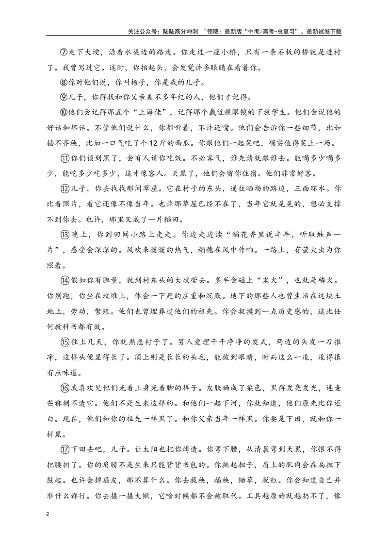《11文学类文本阅读之文学短评探究精准突破-（全国通用）_二轮复习_2025年_2025年高考语文二轮复习之现代文阅读专项训练全国通用_资料》第2页预览