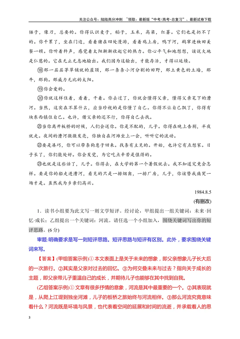 《11文学类文本阅读之文学短评探究精准突破-（全国通用）_二轮复习_2025年_2025年高考语文二轮复习之现代文阅读专项训练全国通用_资料》第3页预览