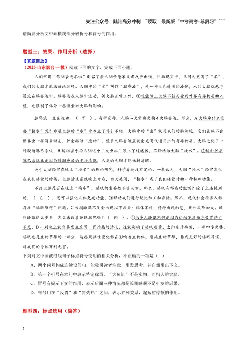 《04标点符号—（学生版）_一轮复习_2026年-语文一轮复习_2026年高三语文一轮复习高考试题点对点专项训练（全国通用）-G344》第2页预览