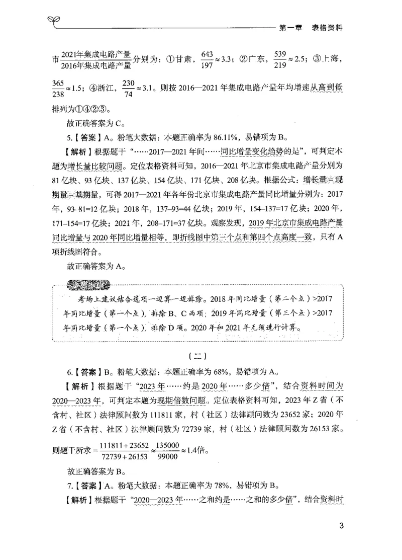 《10资料分析(解析)_3539.2027北京定向选调_062027行测刷题-各模块刷题合集pdf版_2027行测5000题》第7页预览