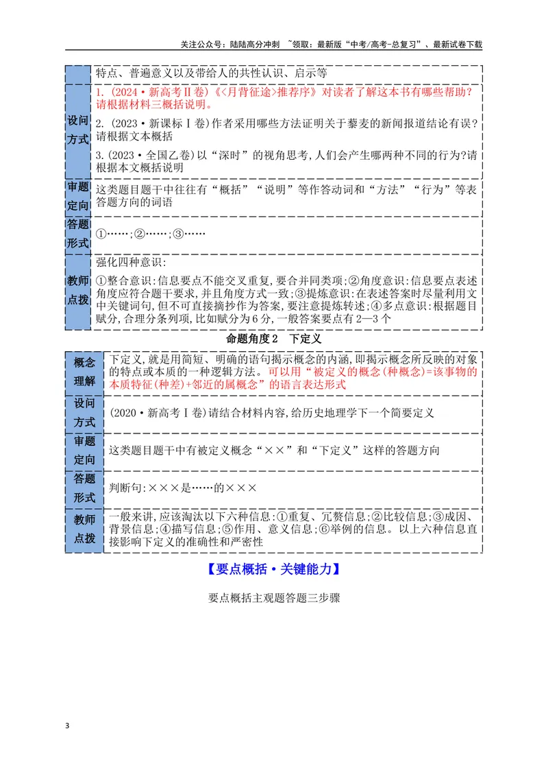 《08信息筛选要点概括下定义等简答题攻略_一轮复习_2025年_2025年高考语文一轮复习之信息类阅读（全国通用）_资料_1-资料》第3页预览