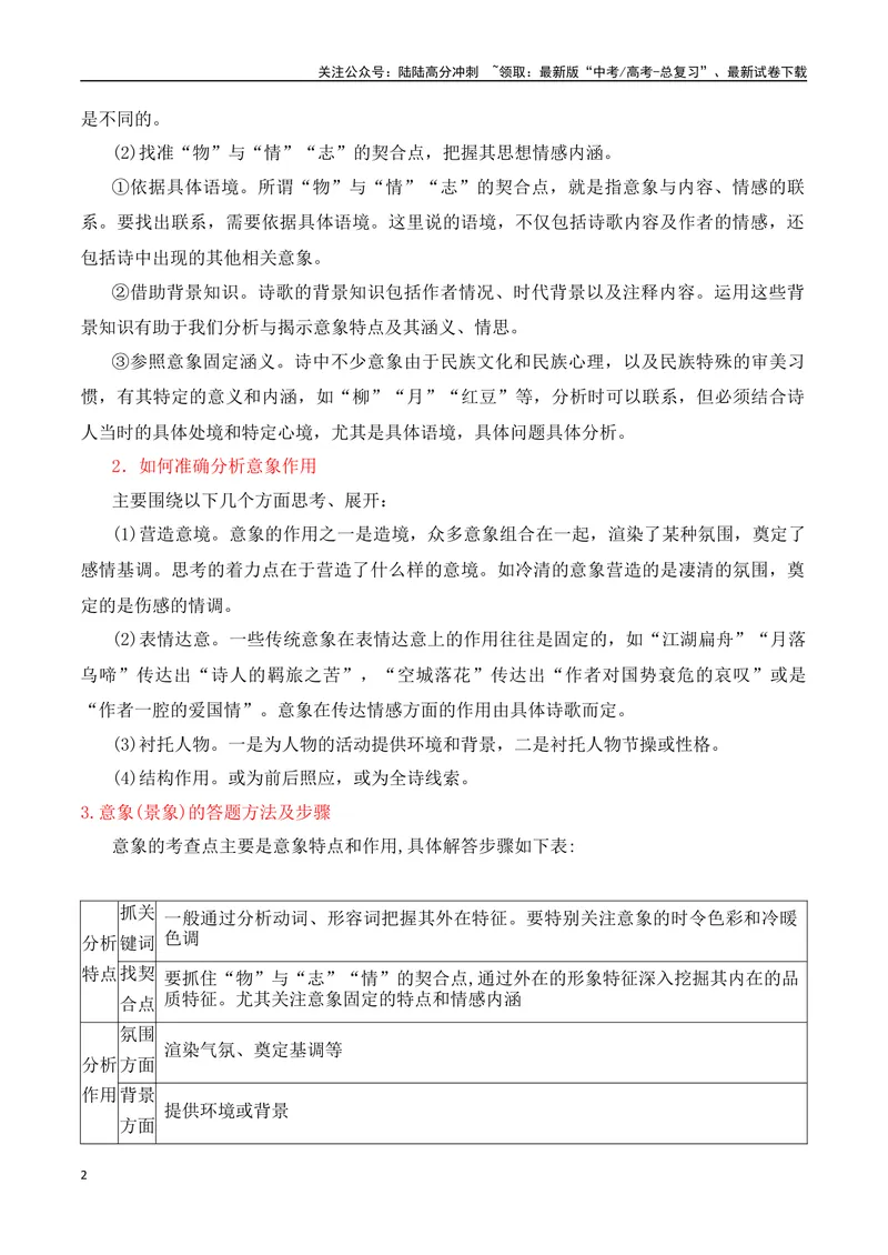 《04鉴赏诗歌的意象-（全国通用）_一轮复习_2024年_2024年高考语文一轮复习之古代诗歌阅读与默写（全国通用）_资料》第2页预览