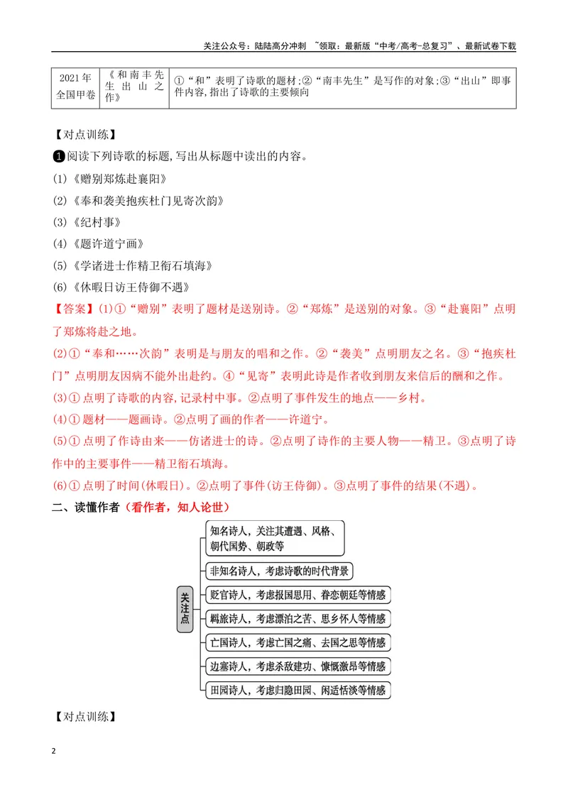 《01总体把握.五法快速读懂诗歌-（全国通用）_一轮复习_2024年_2024年高考语文一轮复习之古代诗歌阅读与默写（全国通用）_资料》第2页预览