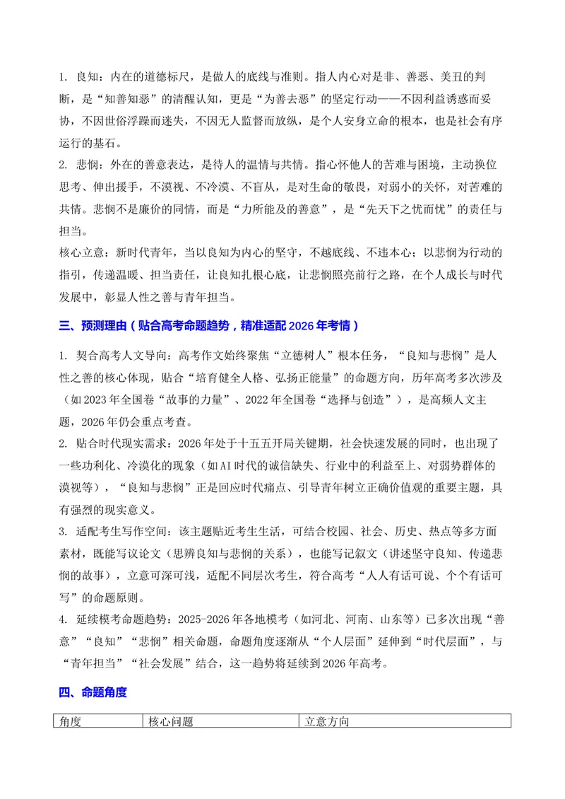 《08-2026高考作文主题预测（八）良知与悲悯_专项复习_2026年-语文专项复习_152026年高考语文作文热点新闻素材积累与运用》第2页预览