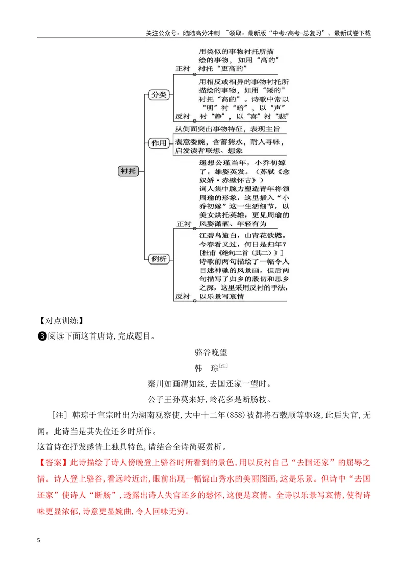 《08鉴赏古代诗歌的表达技巧之修辞手法+表现手法-（全国通用）_一轮复习_2024年_2024年高考语文一轮复习之古代诗歌阅读与默写（全国通用）_资料》第5页预览