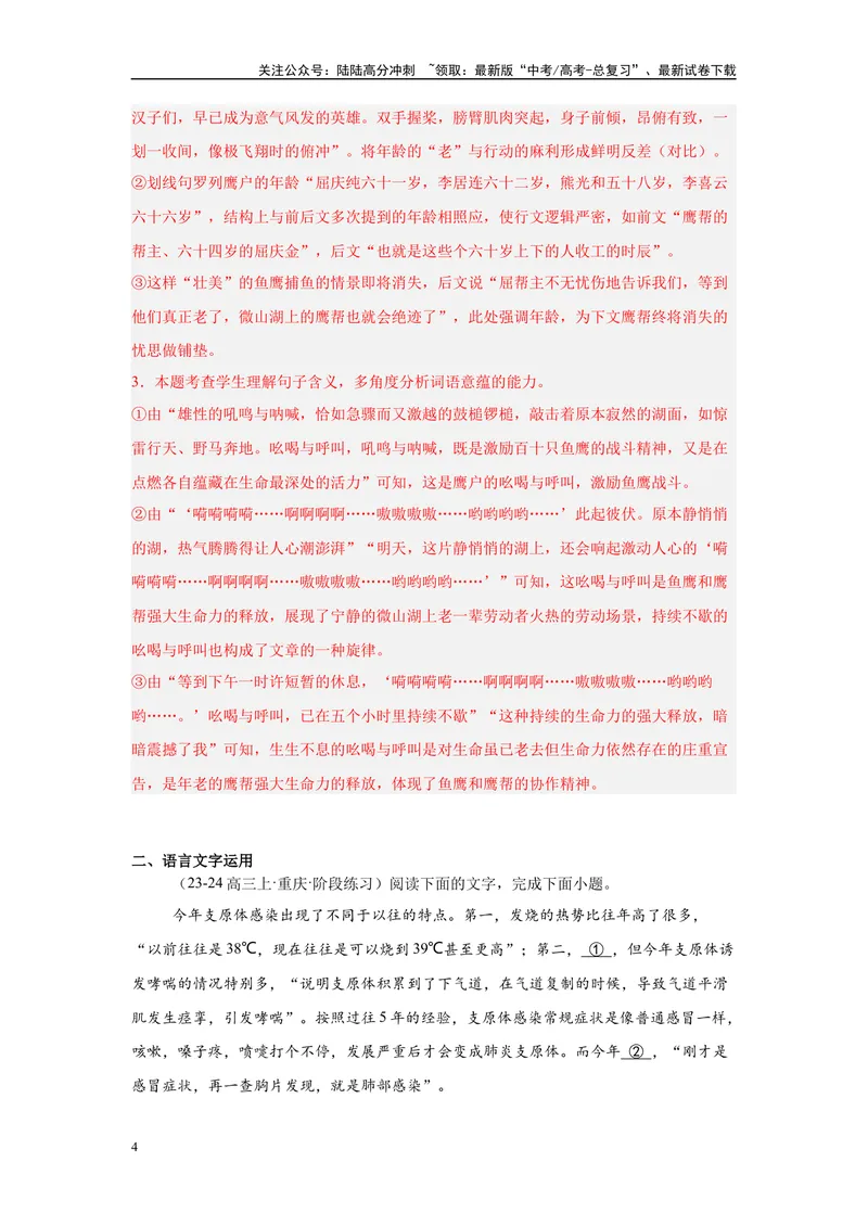 《17文学类文本阅读、语言文字运用（一）（解析版）_一轮复习_2025年_2025年高考语文一轮复习限时训练_资料_1-资料》第4页预览