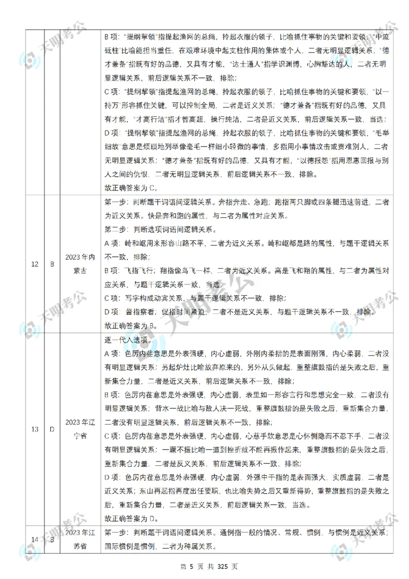 《类比推理顺序（答案2）_3539.2027北京定向选调_062027行测刷题-各模块刷题合集pdf版_2027类比推理千题册_（顺序版）类比推理_类比推理3.0》第7页预览
