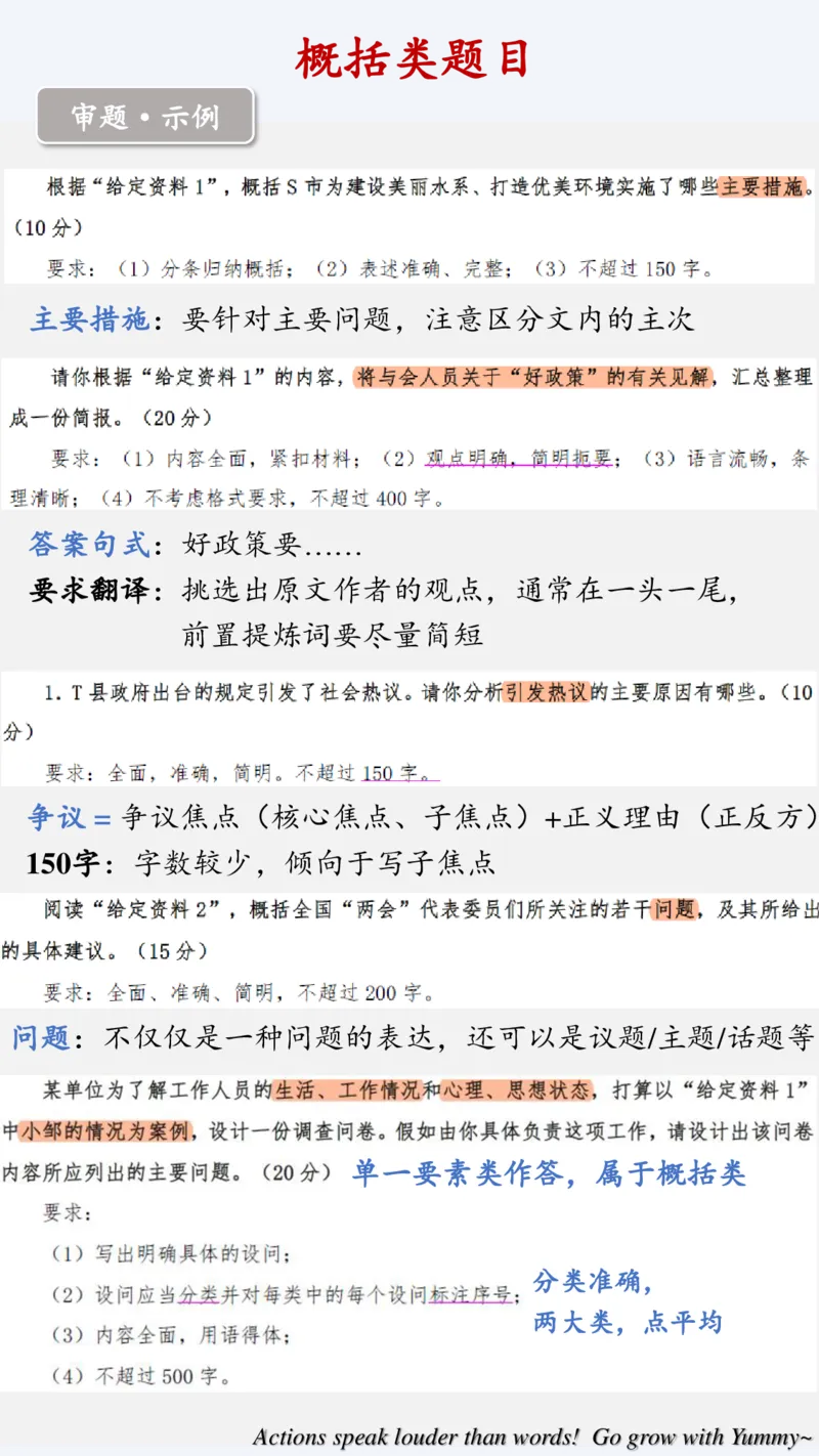 《白鹭丨申论60天申论解题总结（完整版）_3539.2027北京定向选调_072027申论资料（三色笔记+万能模版+高分指南)_2、2026白鹭申论笔记》第4页预览
