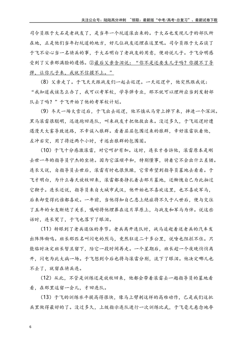 《2024年新高考九省联考语文模拟试卷七（九省联考专用）（解析版）_专项复习_2024年_2024年新高考九省联考语文模拟试卷真题检测卷练习_资料》第6页预览