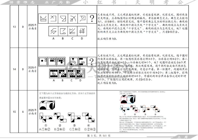 《（答案）图形推理千题册乱序版_3539.2027北京定向选调_062027行测刷题-各模块刷题合集pdf版_2027图形推理千题册_（乱序版）图形推理_图推千题册乱序版4.0》第6页预览