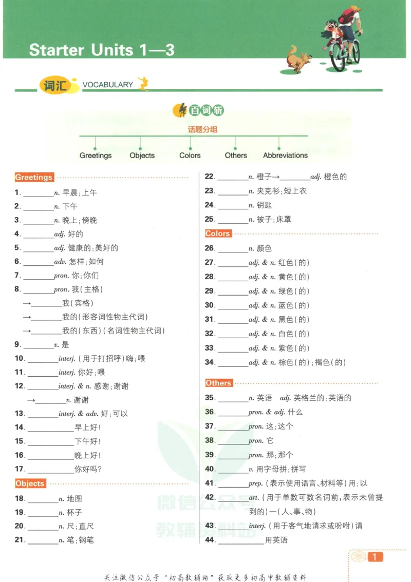 《初中必刷题七年级上册英语人教版狂K重点_2、2025初中必刷题合集_初中必刷题23+24+25上册_2023版》第5页预览