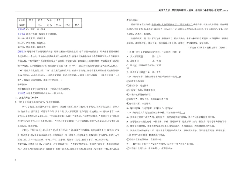 《2013年江苏省高考语文试卷解析版_专项复习_2026年-语文专项复习_2008年-2025年语文高考真题_2008-2020年高考_地方卷_江苏高考语文07-21_A3word版》第2页预览