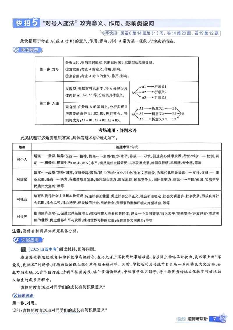 《2026《天星金考卷中考45套全国》道法解题有招_12.2026年4月全国各地高考模拟卷_2026版初中金考卷•45套中考试卷汇编系列合集_2026版初中《金考卷中考45套》全国汇编（历史、道法）》第8页预览