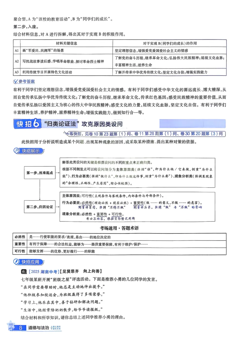 《2026《天星金考卷中考45套全国》道法解题有招_12.2026年4月全国各地高考模拟卷_2026版初中金考卷•45套中考试卷汇编系列合集_2026版初中《金考卷中考45套》全国汇编（历史、道法）》第9页预览